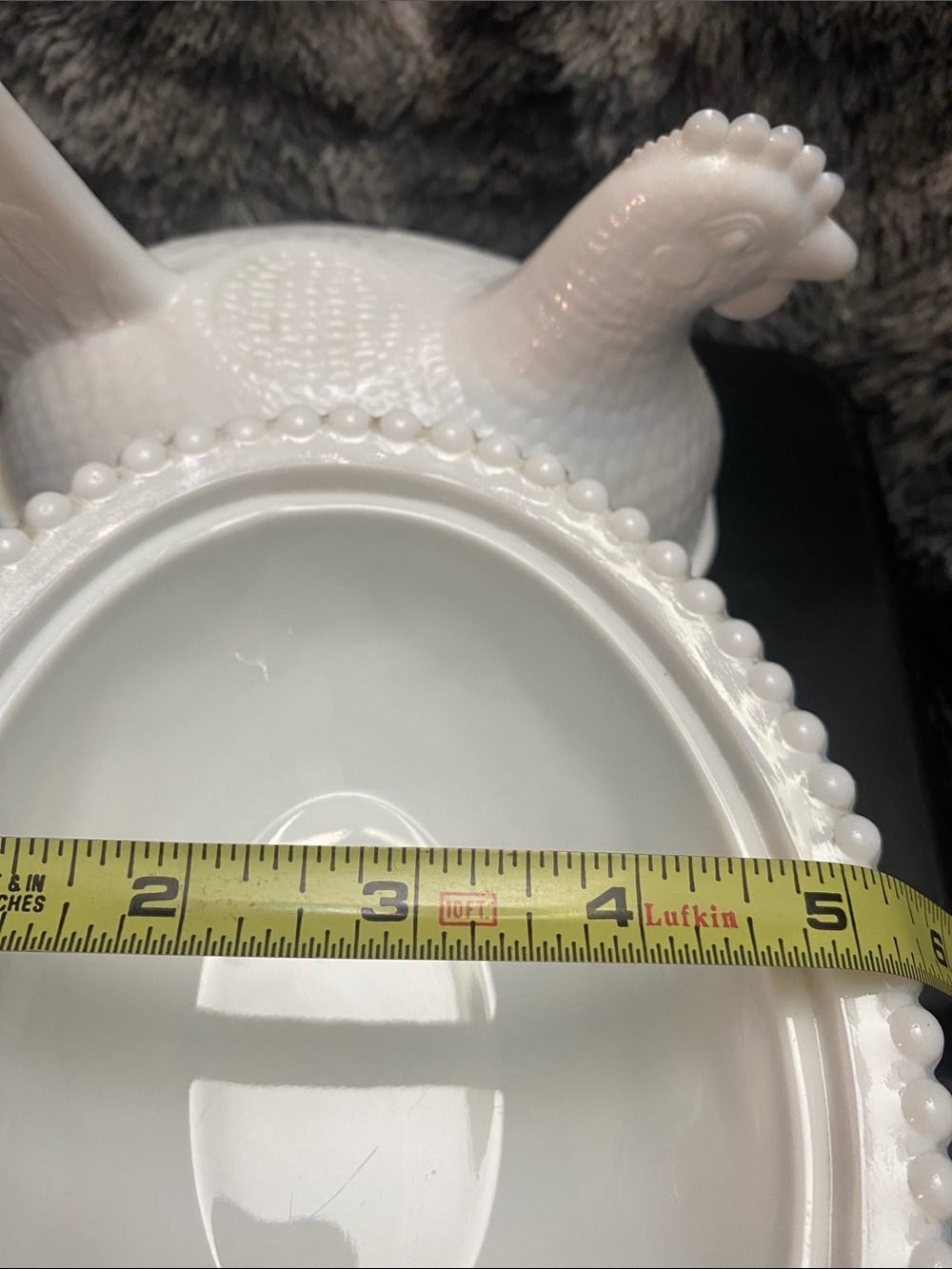Vintage “Hen on Nest" covered candy dish - Picture 16 of 16